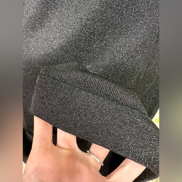 Vintage 70’s Black Shimmer Maxi Skirt - Picture 5 of 12